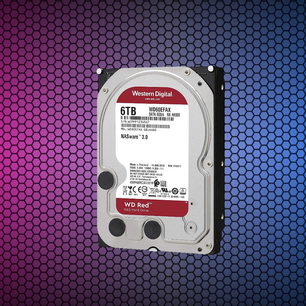 Жесткий диск для NAS систем HDD  6Tb Western Digital RED SATA 6Gb/s 3,5